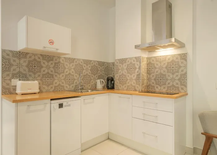 Chic & Comfortable Apartment, Private Terrace Lejlighedshotel Valencia